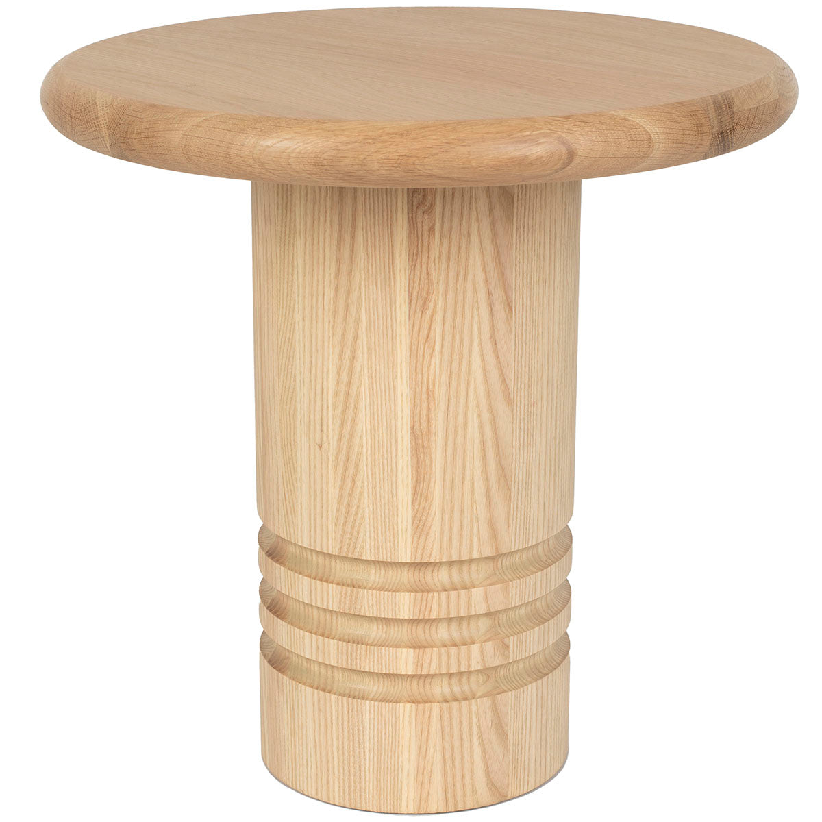 Chunk Ash Wood Side Table - WOO .Design