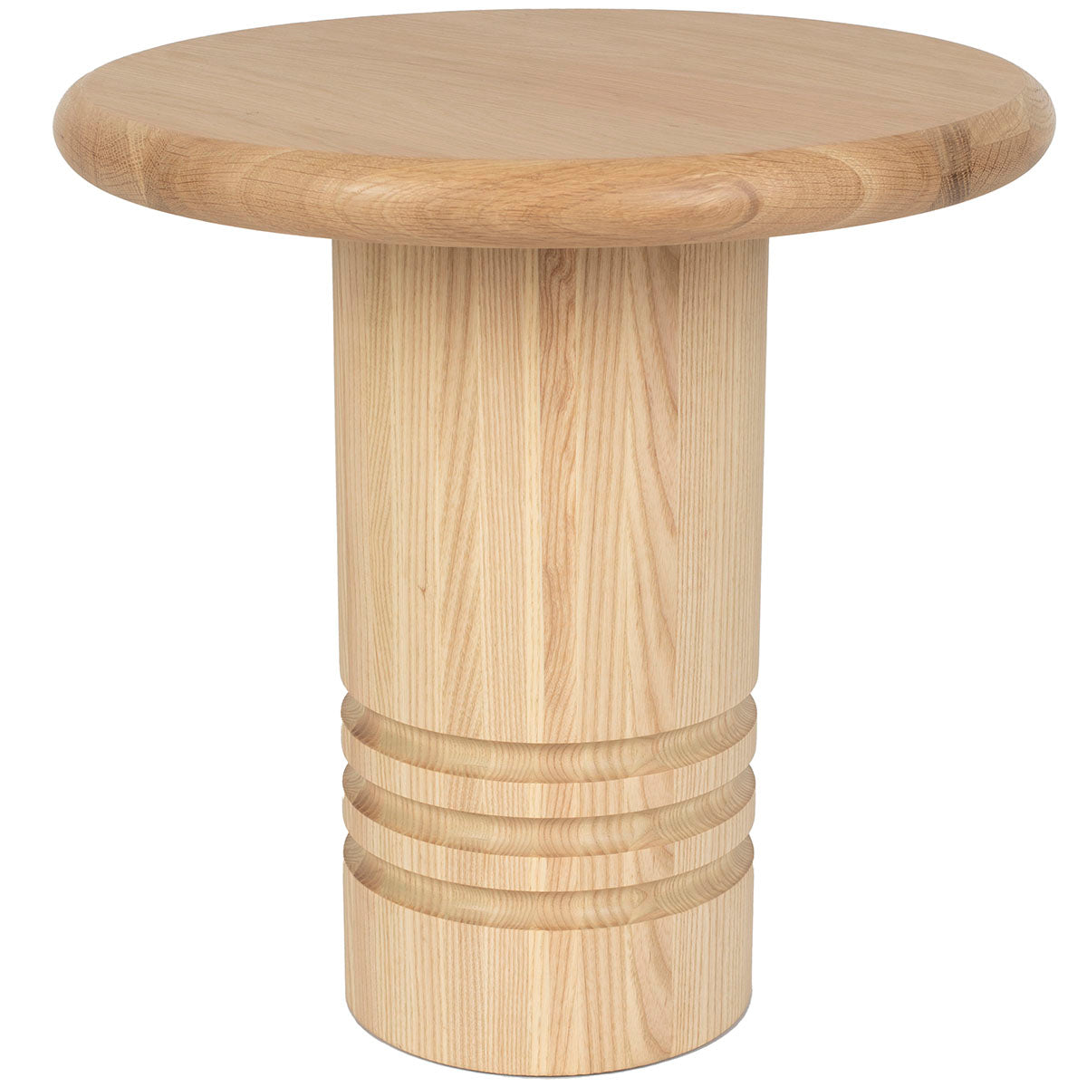 Chunk Ash Wood Side Table