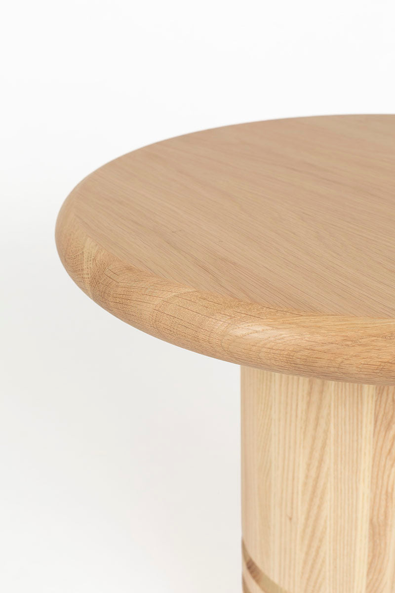 Chunk Ash Wood Side Table - WOO .Design