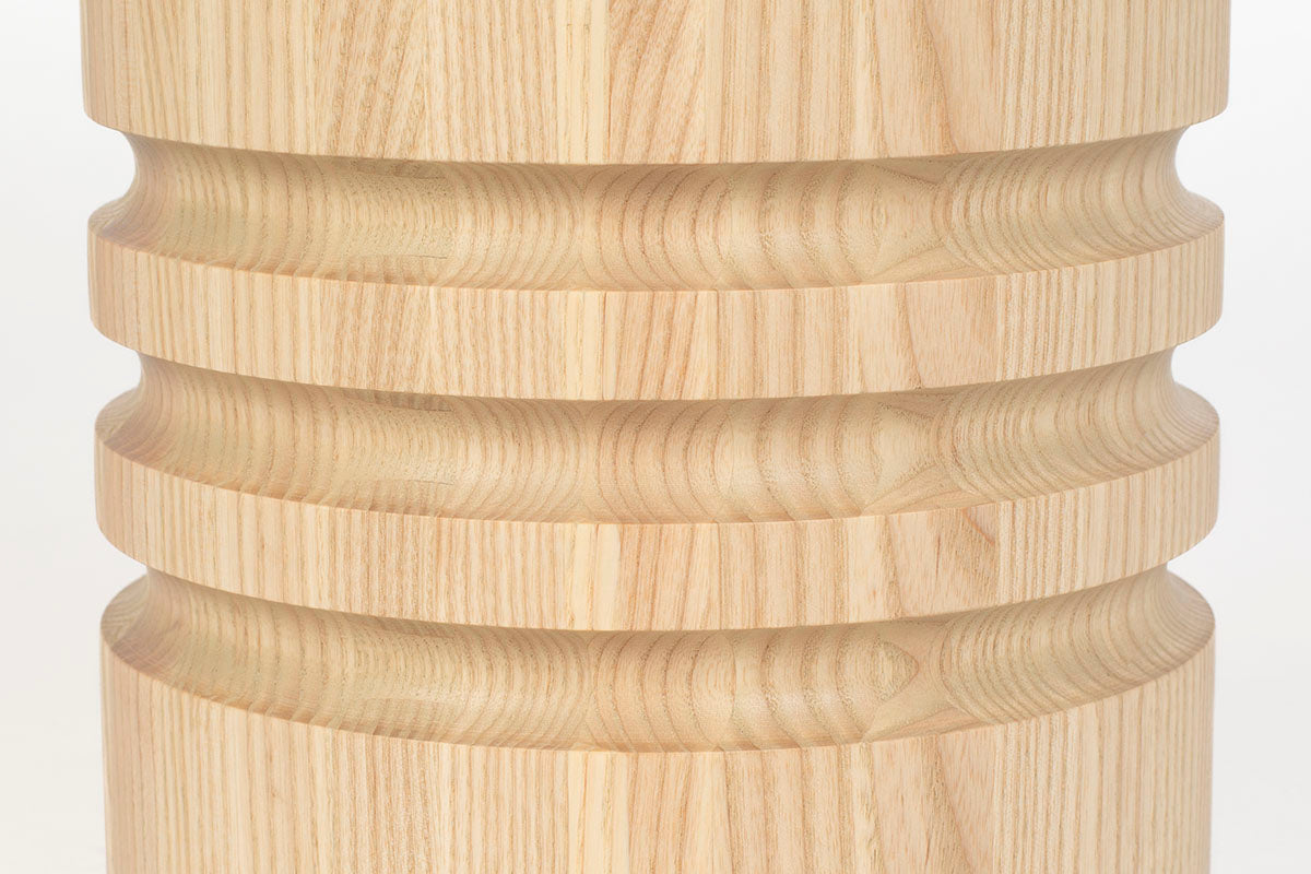 Chunk Ash Wood Side Table - WOO .Design