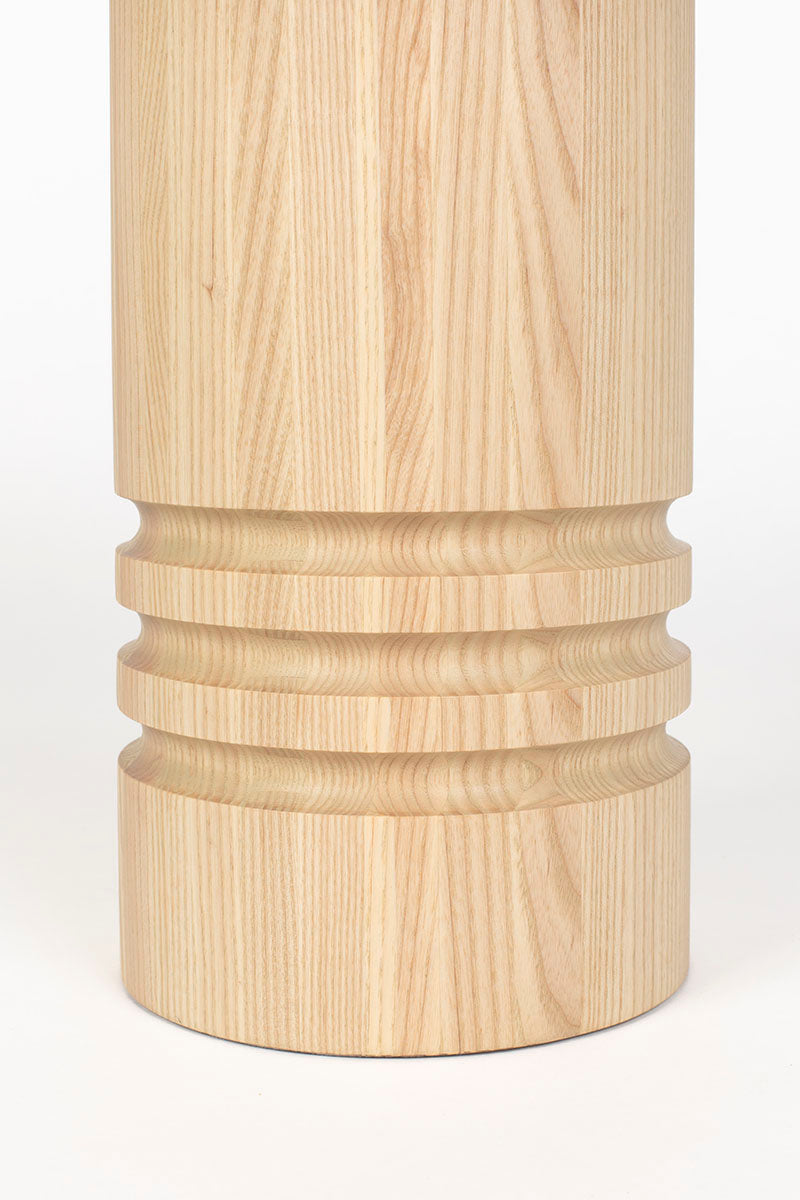 Chunk Ash Wood Side Table - WOO .Design