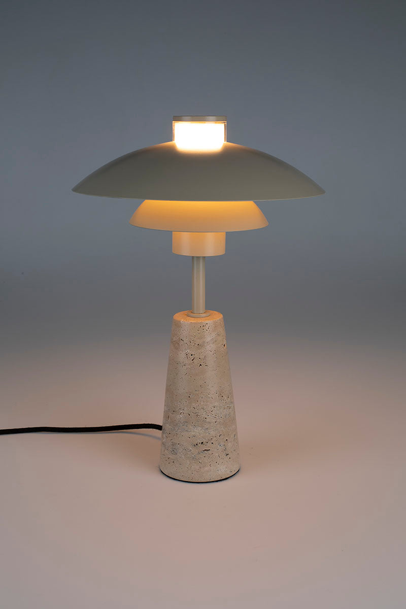 Cole Travertin Table Lamp - WOO .Design