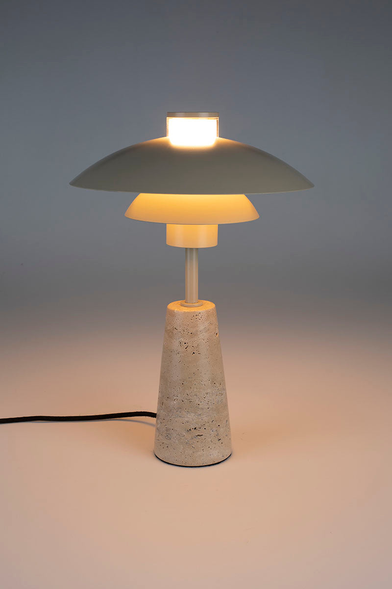 Cole Travertin Table Lamp - WOO .Design