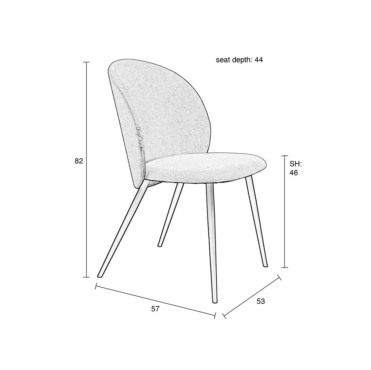 Cozy Chair (2/Set) - WOO .Design