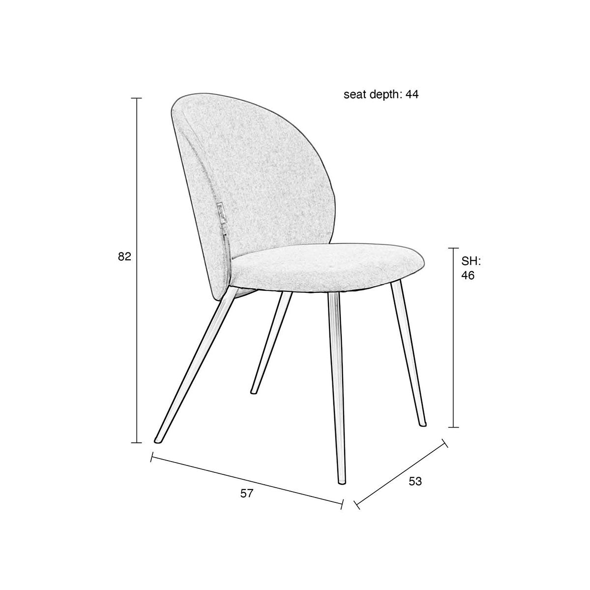Cozy Chair (2/Set) - WOO .Design
