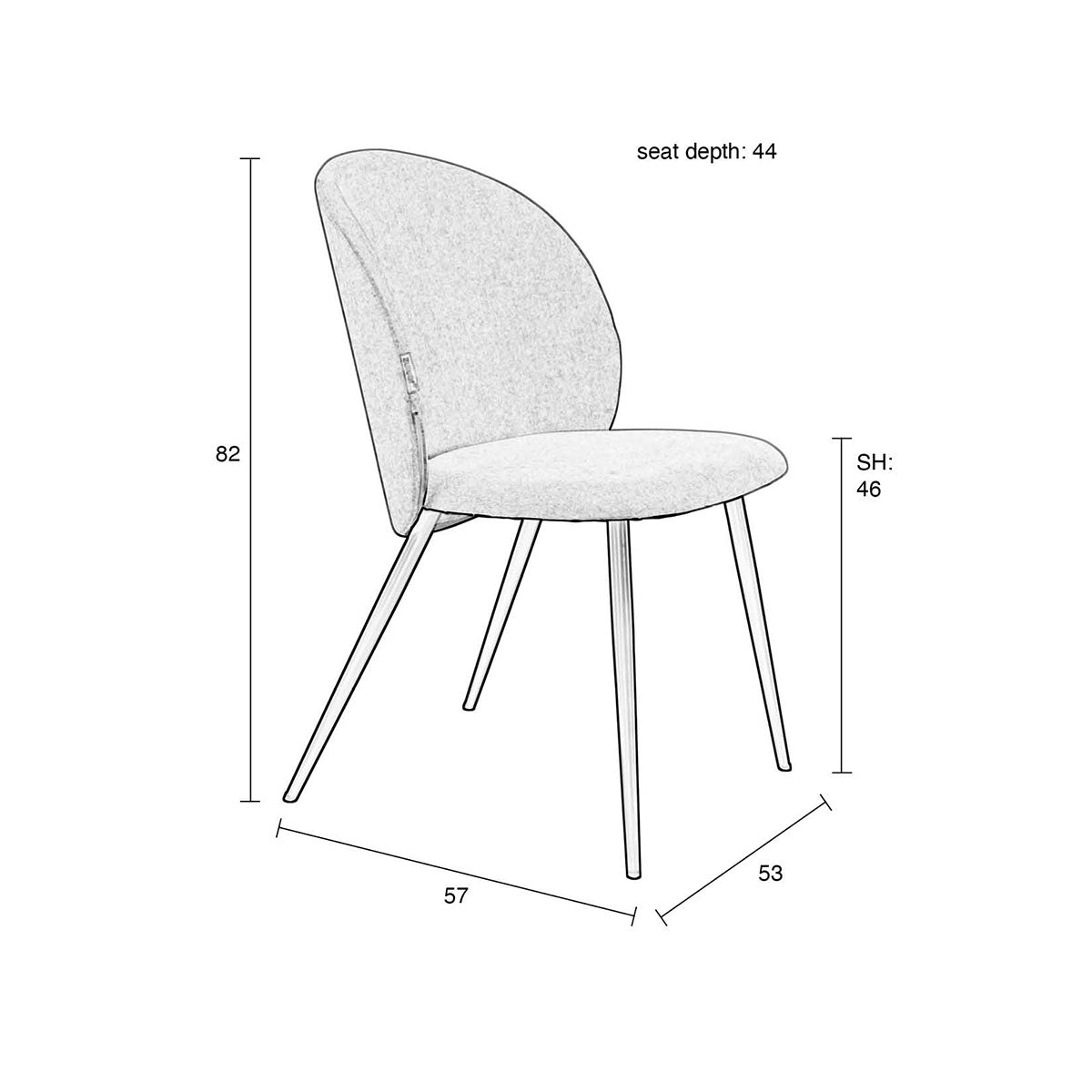 Cozy Chair (2/Set) - WOO .Design
