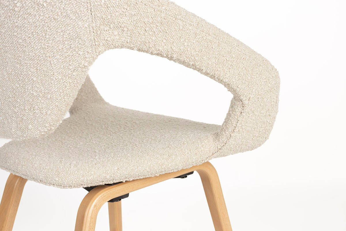 Flexback Boucle Armchair (2/Set) - WOO .Design