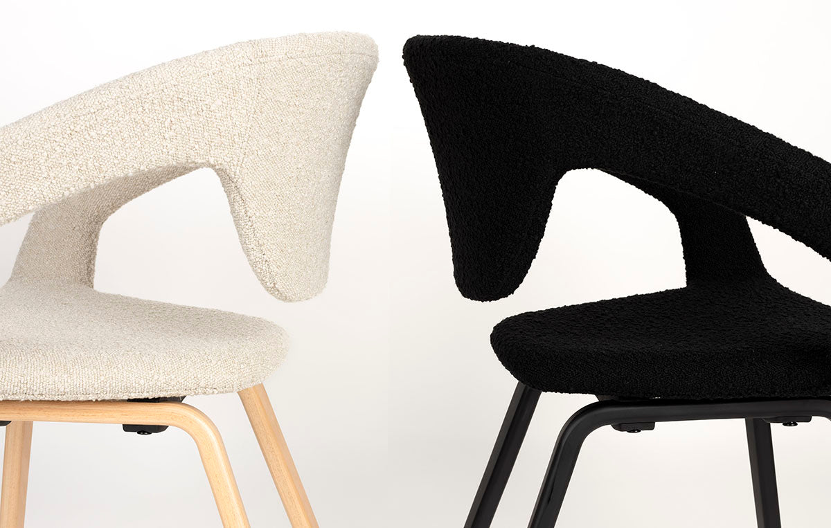 Flexback Boucle Armchair (2/Set) - WOO .Design