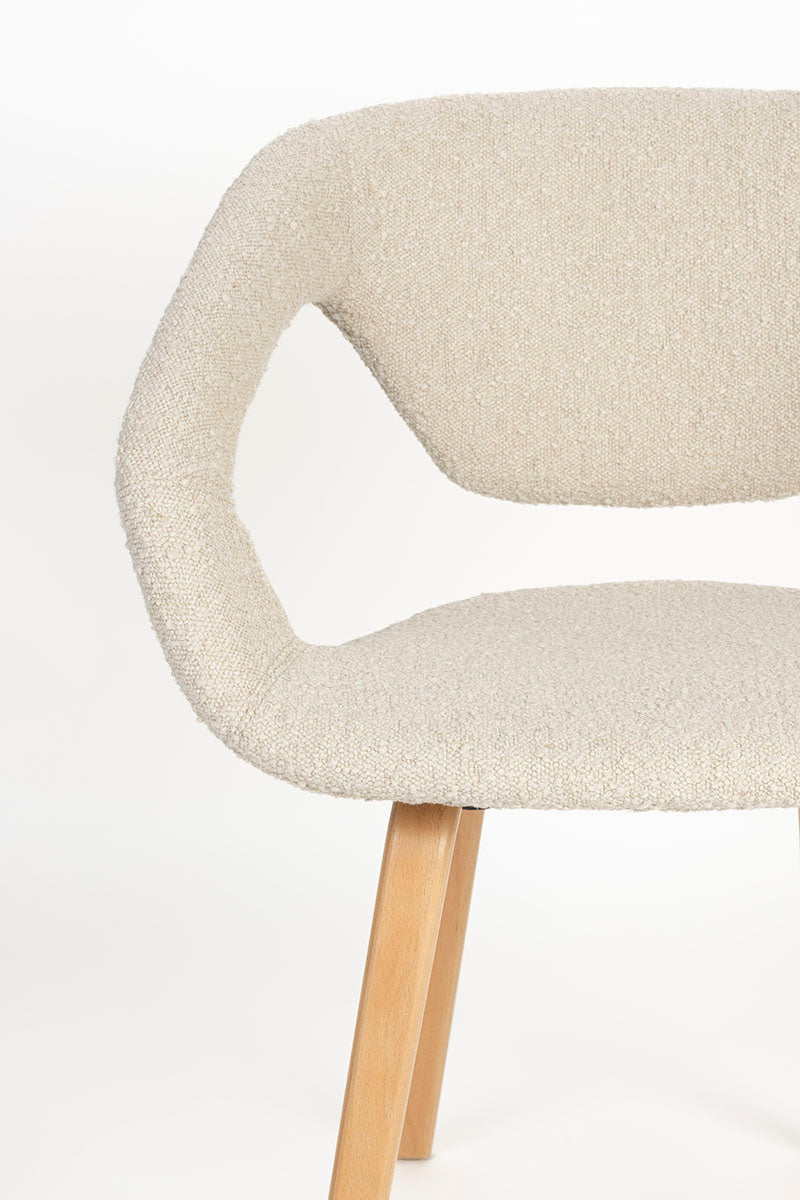 Flexback Boucle Armchair (2/Set) - WOO .Design