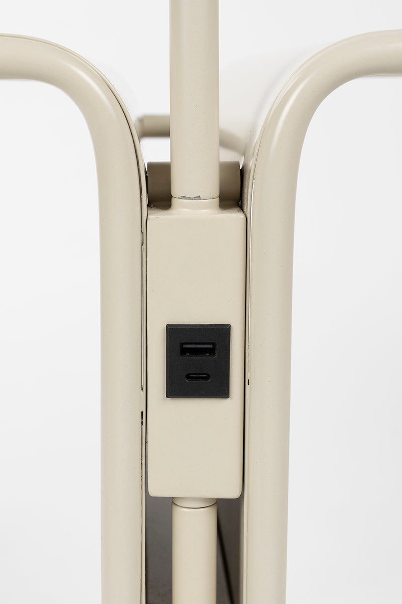 Lustor Beige Floor Lamp