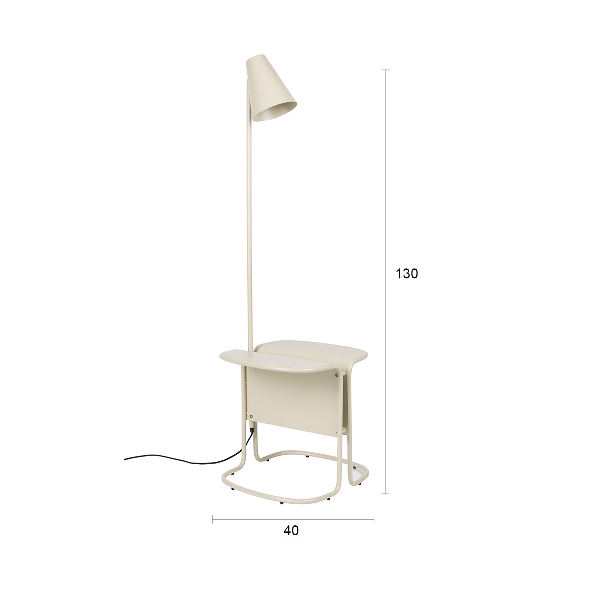 Lustor Beige Floor Lamp