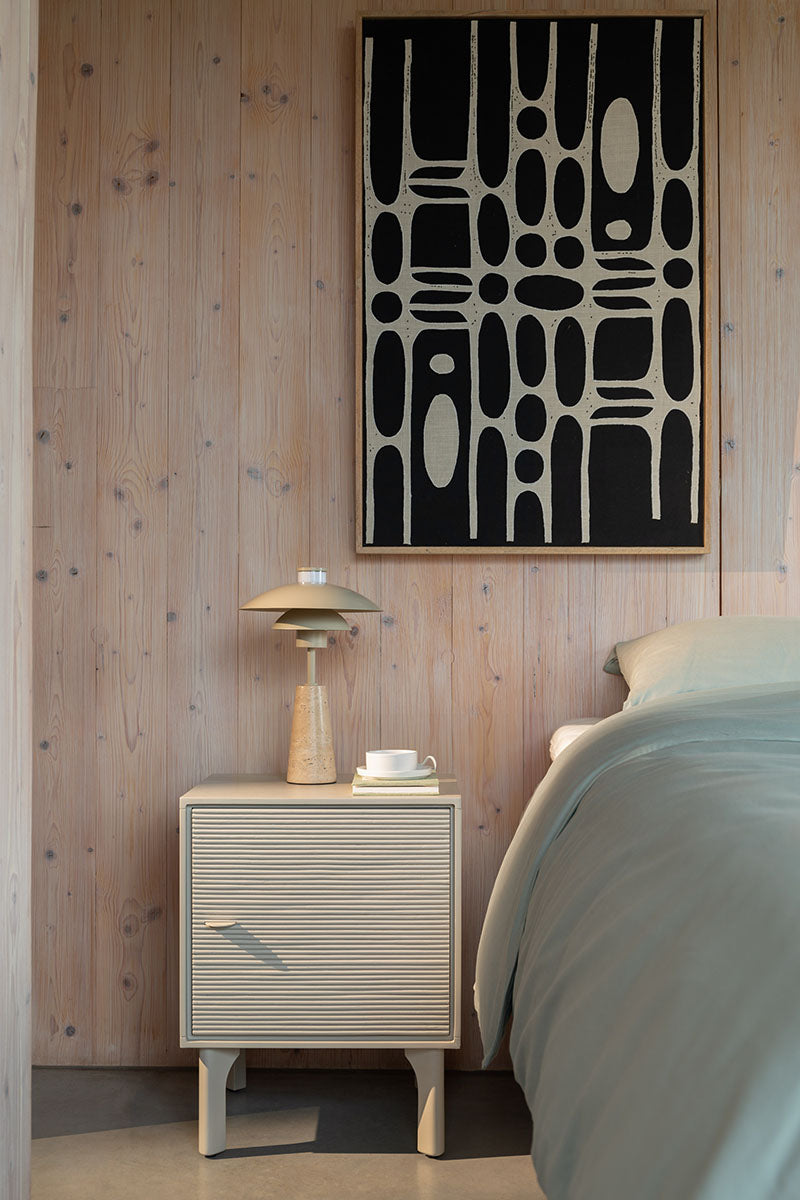 Morning Grey Bedside Table - WOO .Design