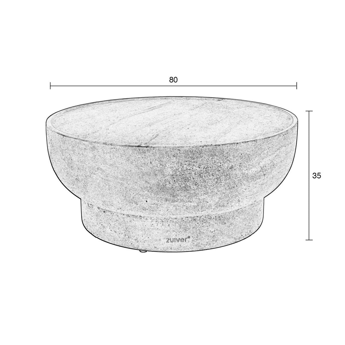 Noble Round Coffee Table - WOO .Design