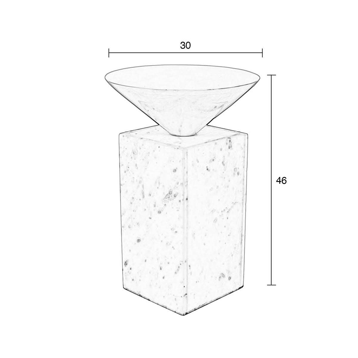 Pride Marble Side Table - WOO .Design