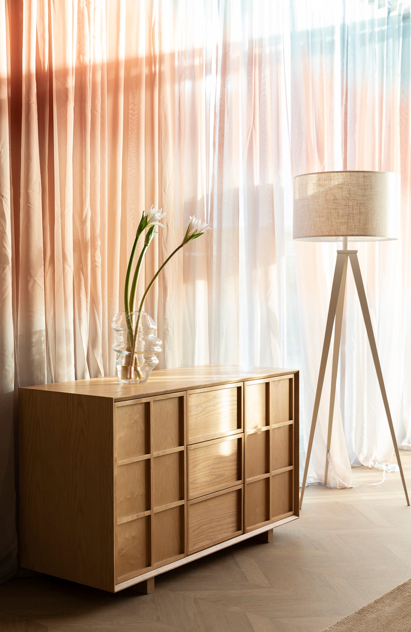 Raster Natural High Sideboard