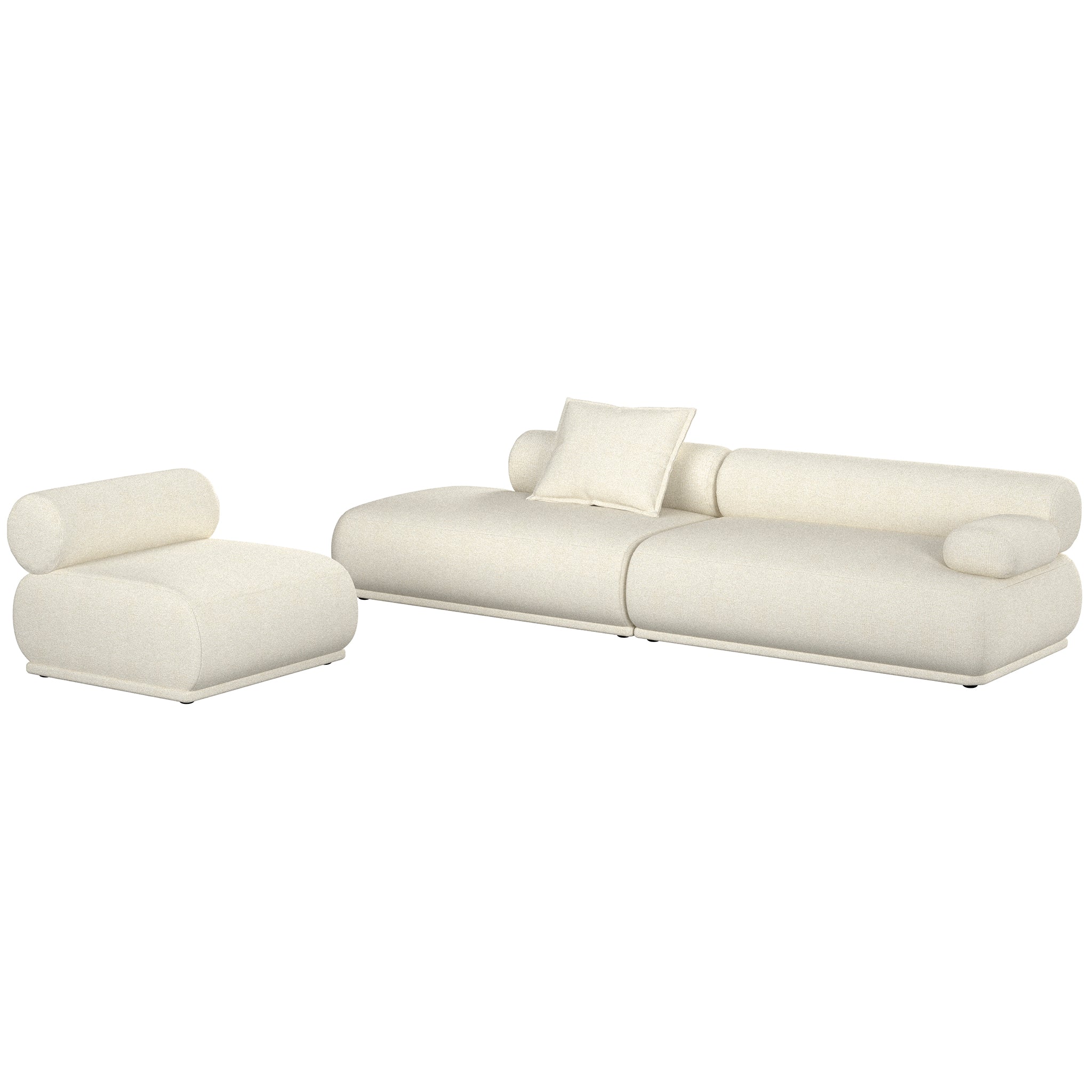 Rembrandt Beige 4.5 Seater Sofa