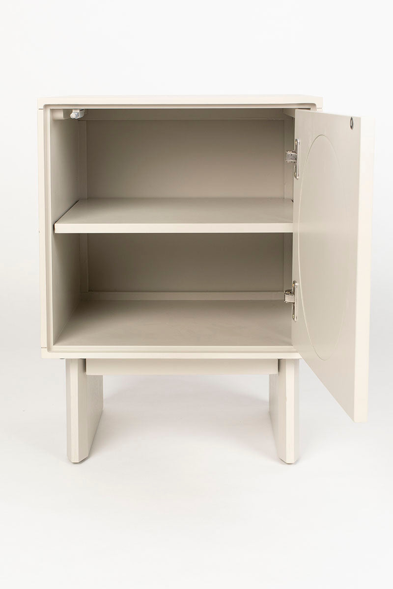 Twin Beige Bedside Table