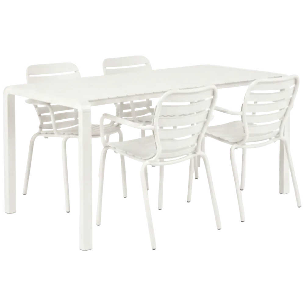 Vondel 168.5 Garden Table Set with Armchair