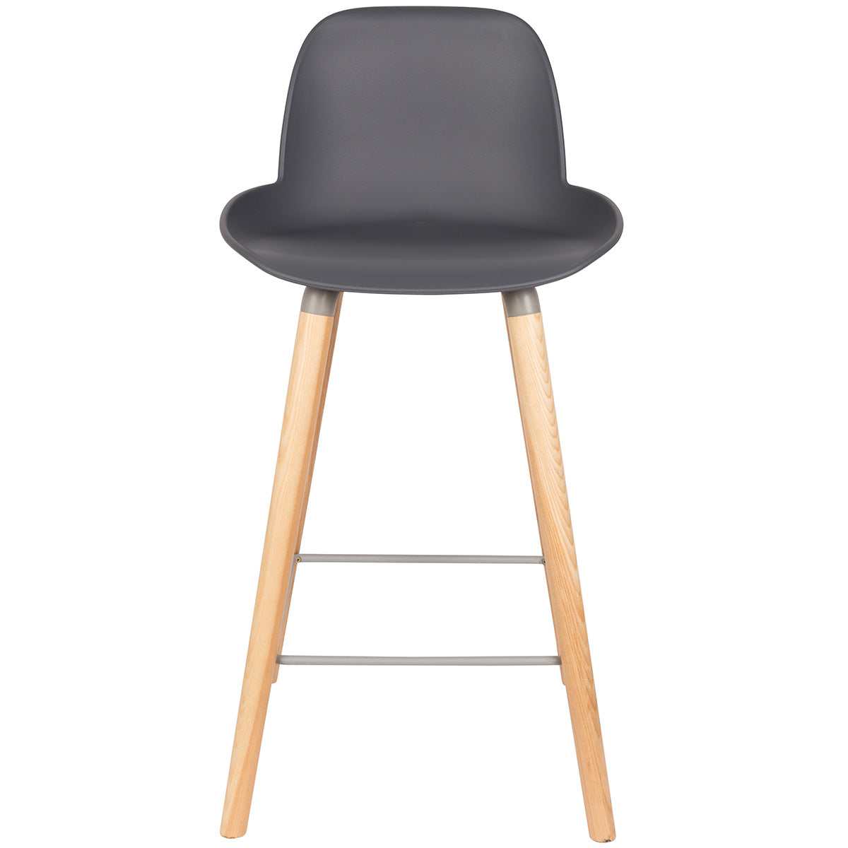 Albert Kuip Dar Grey Counter Stool (2/Set) (Display/Outlet)