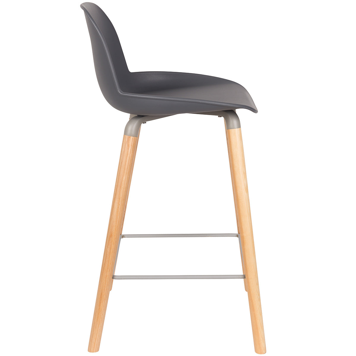 Albert Kuip Dar Grey Counter Stool (2/Set) (Display/Outlet)