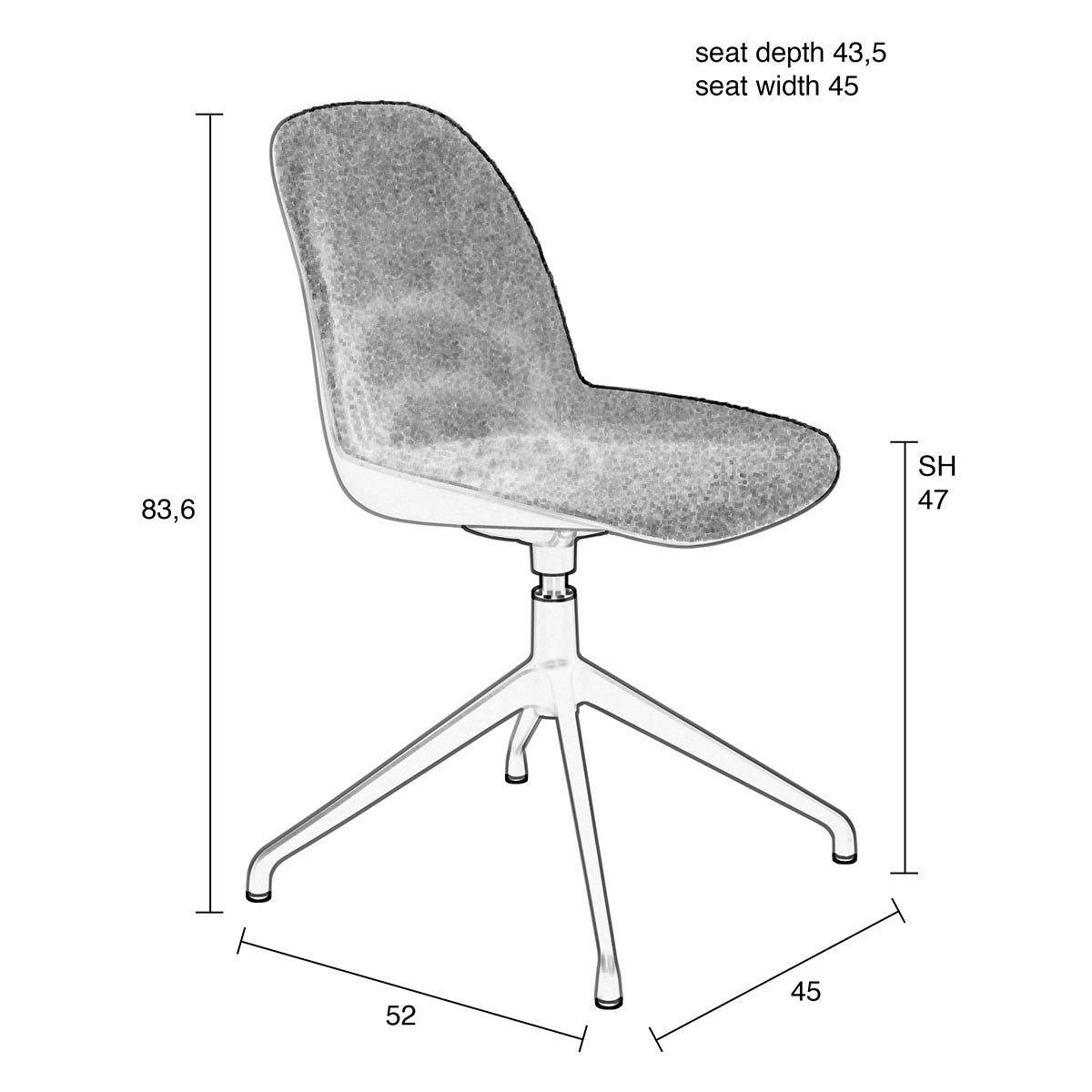 Albert Kuip Swivel Chair