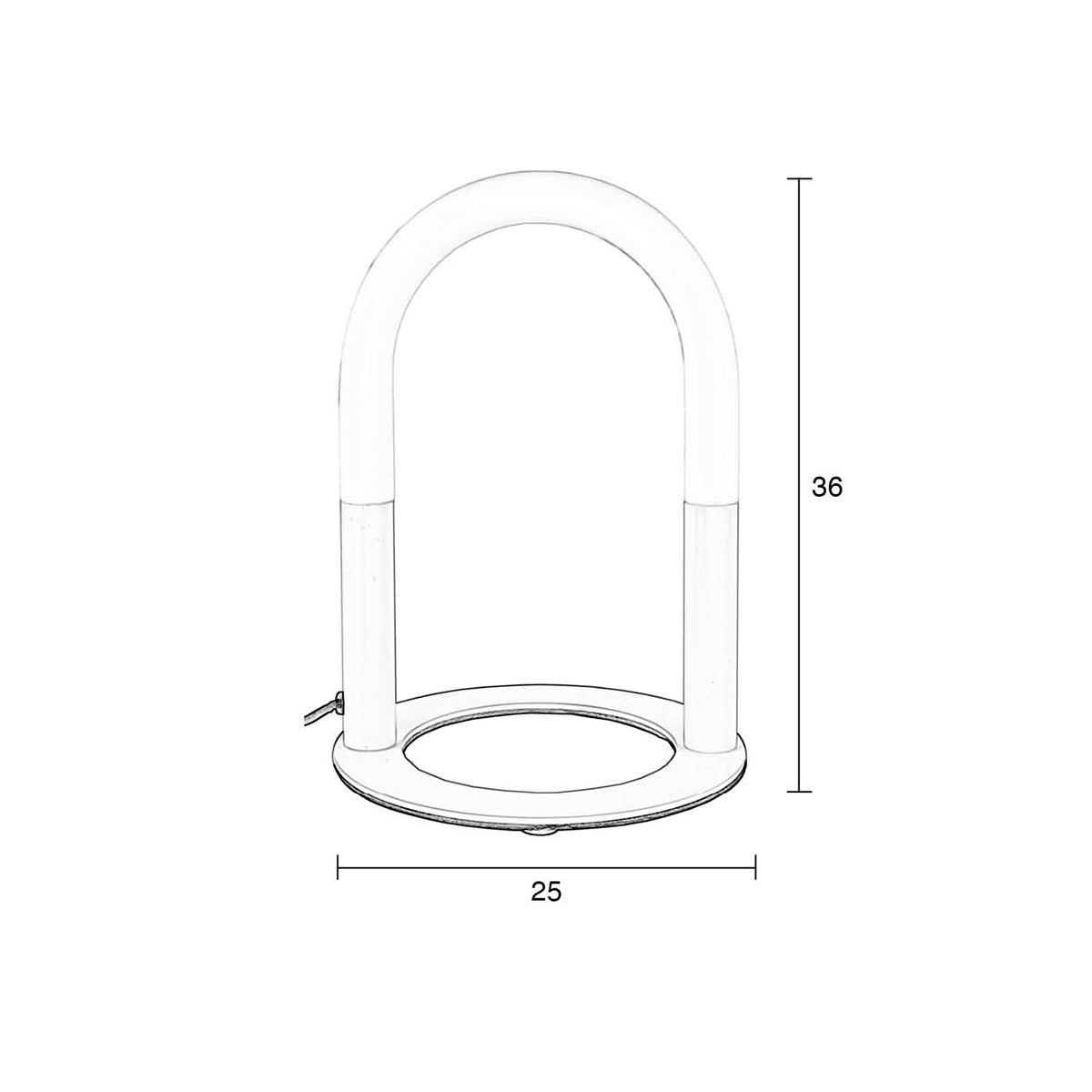 Arch Beige Table Lamp - WOO .Design