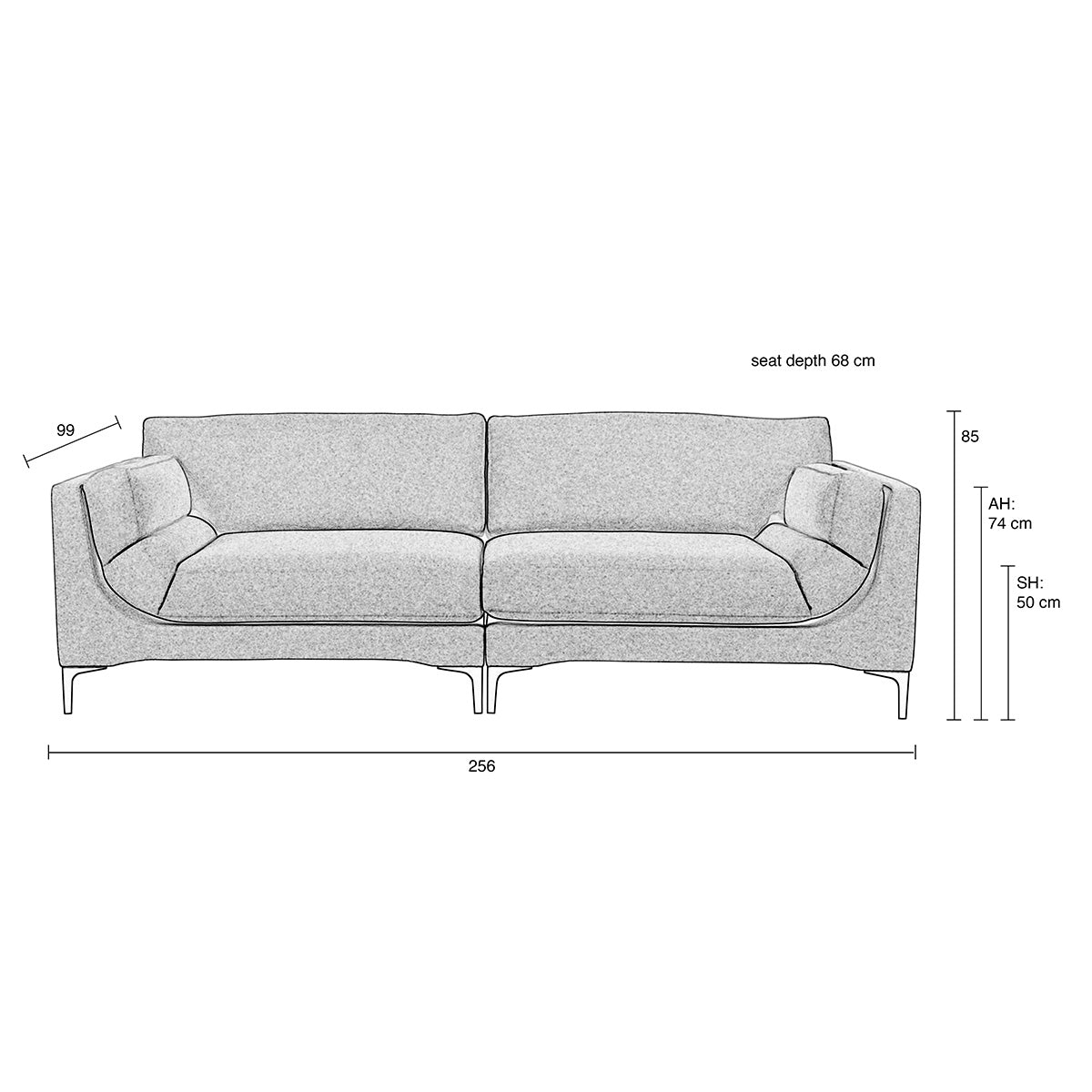Balcony 3 Seater Sofa