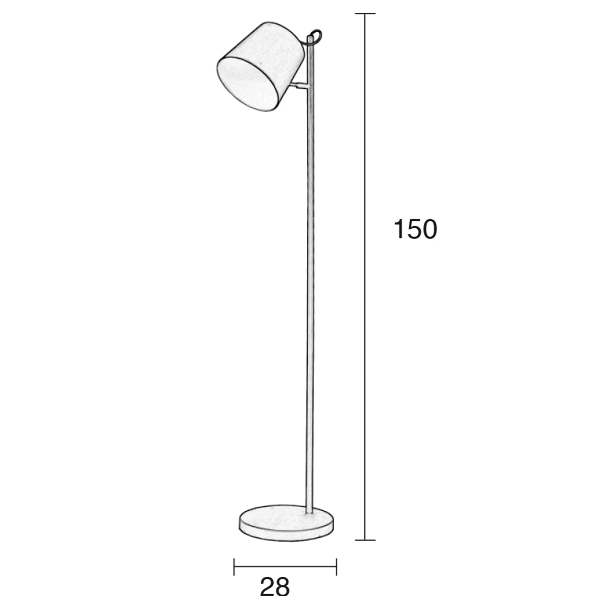 Buckle Head Floor Lamp