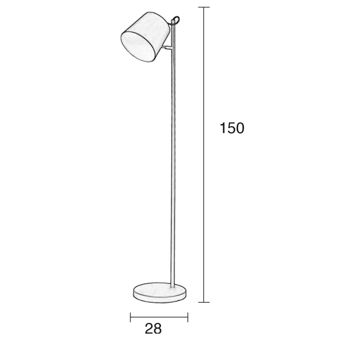 Buckle Head Floor Lamp