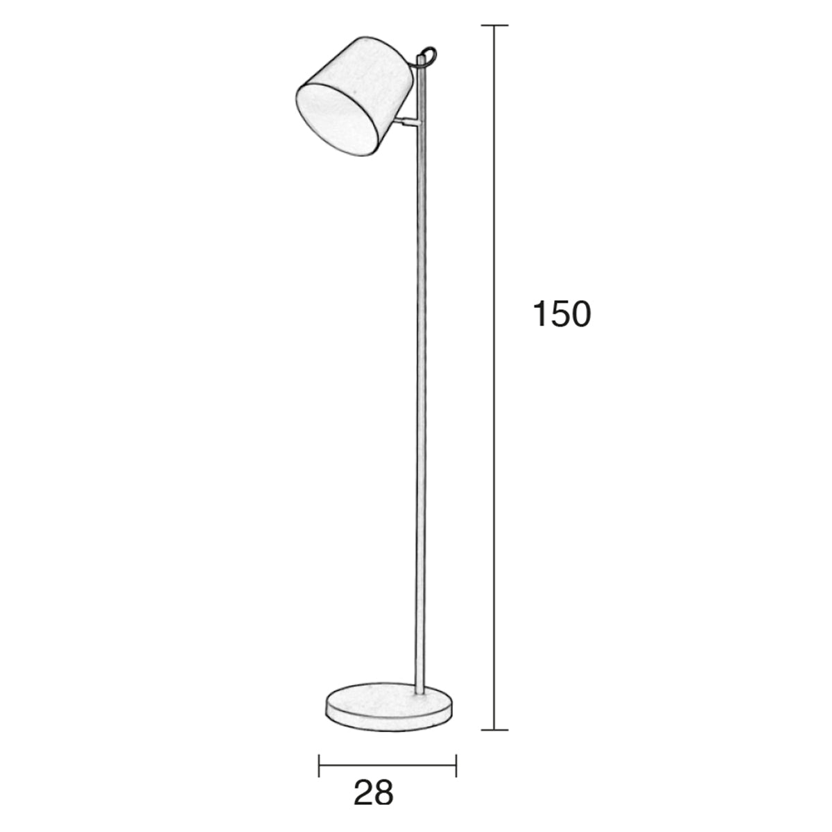 Buckle Head Floor Lamp