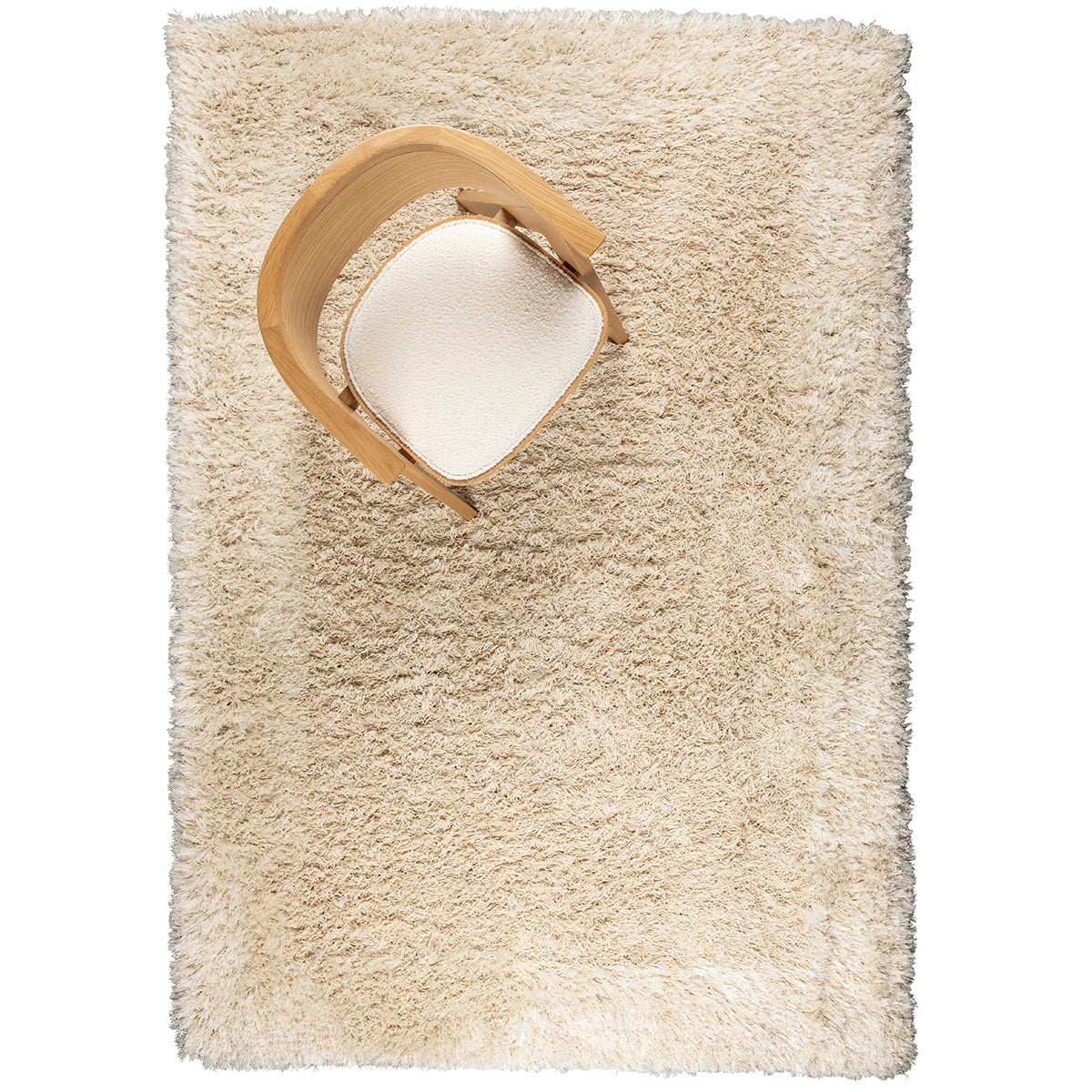 Curly Beige Carpet - WOO .Design