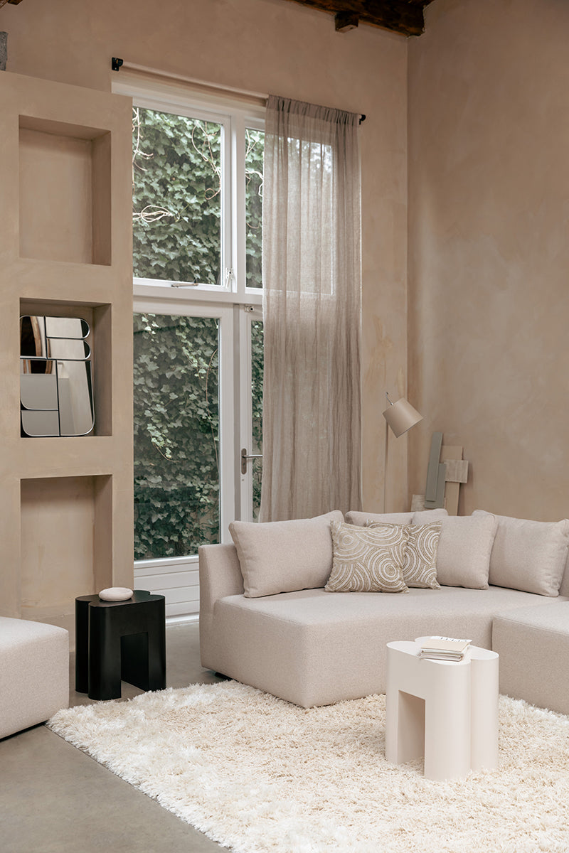 Curly Beige Carpet - WOO .Design