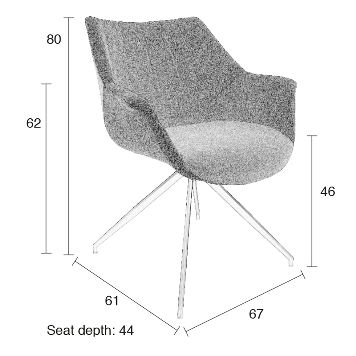 Doulton Vintage Brown Armchair