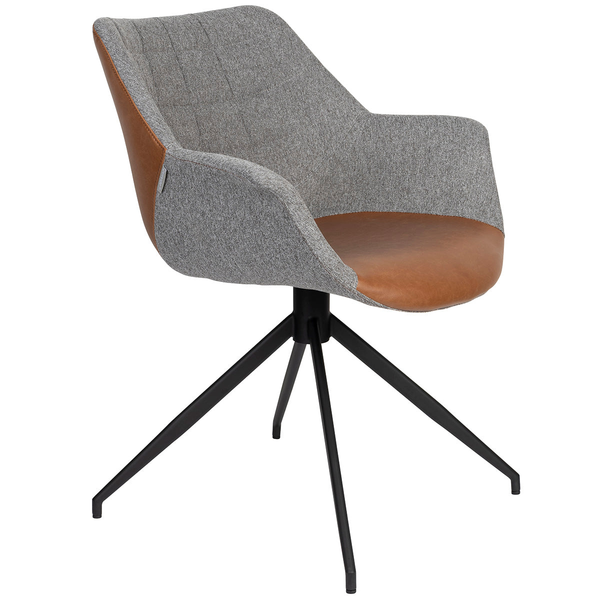 Doulton Vintage Brown Swivel Armchair