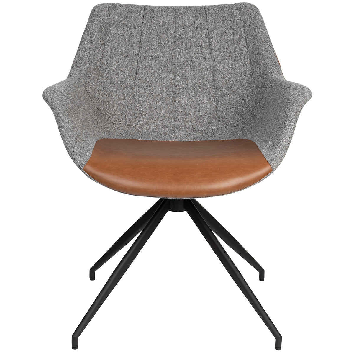 Doulton Vintage Brown Swivel Armchair