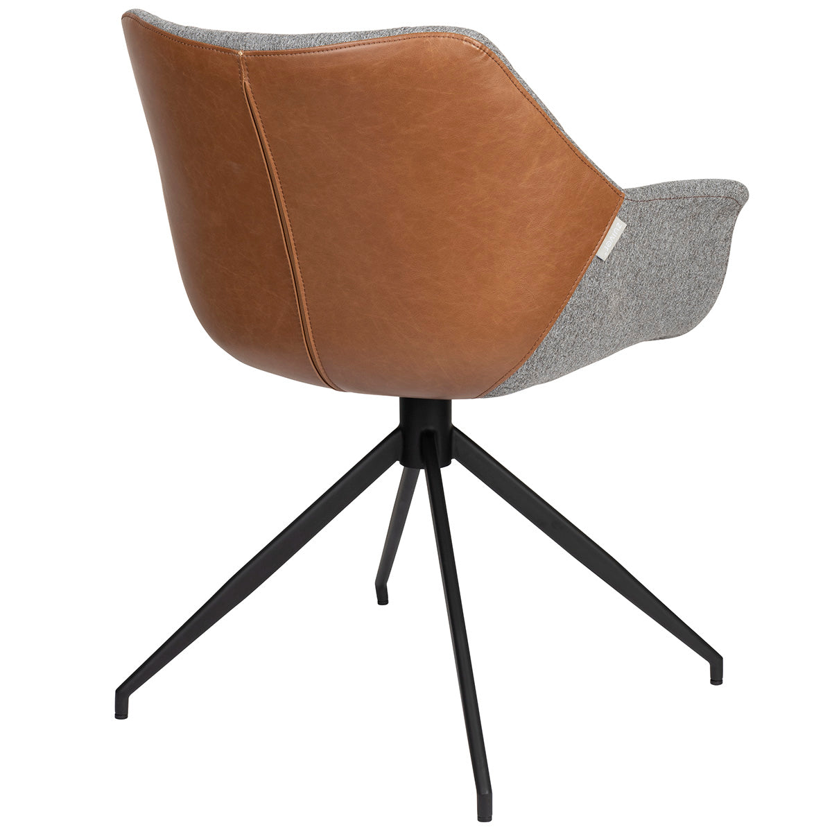 Doulton Vintage Brown Swivel Armchair