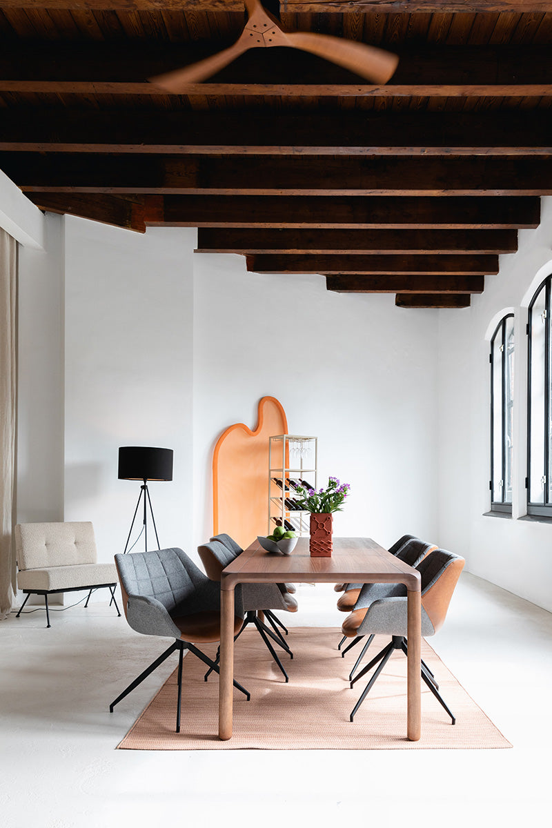 Doulton Vintage Brown Swivel Armchair