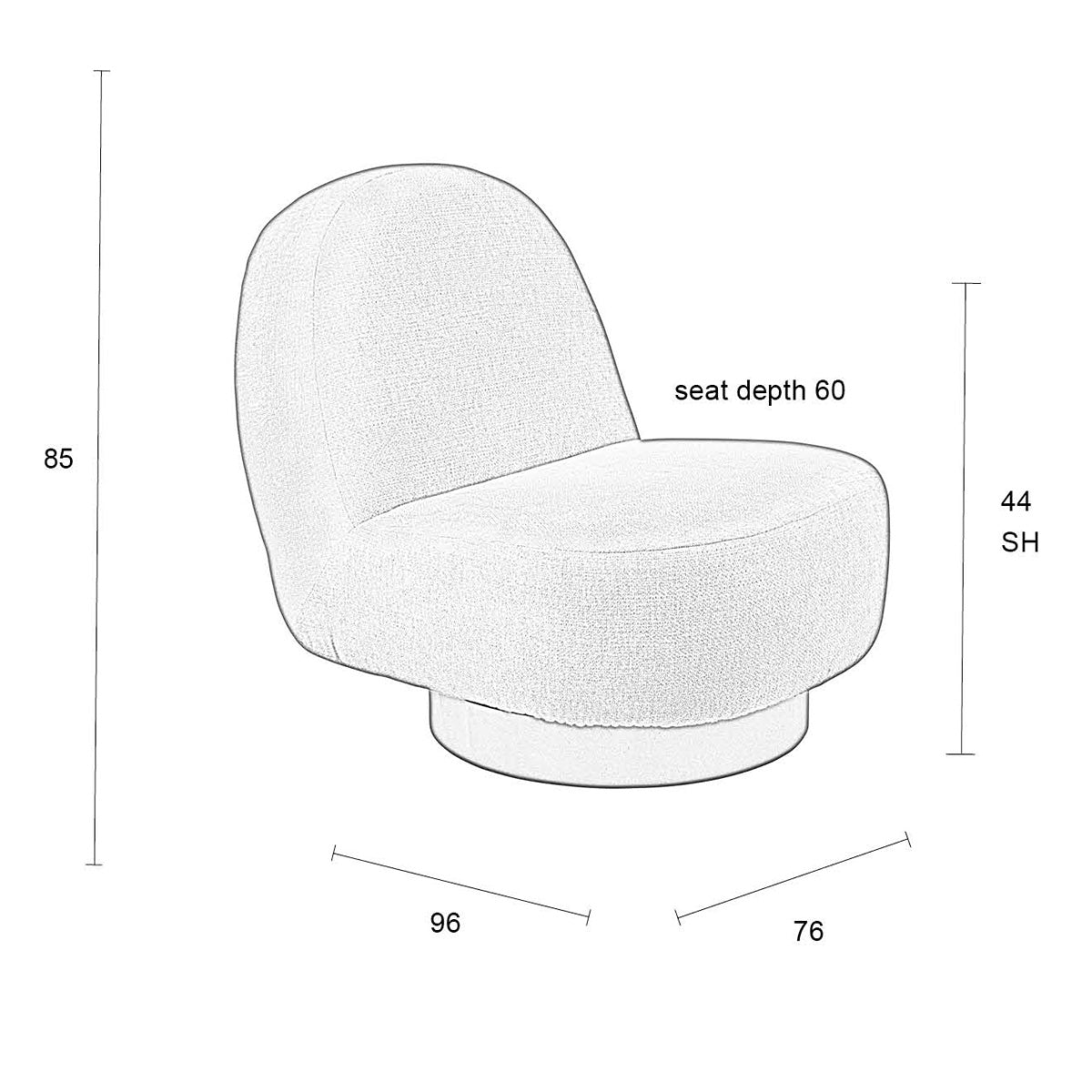 Eden Moss Lounge Chair