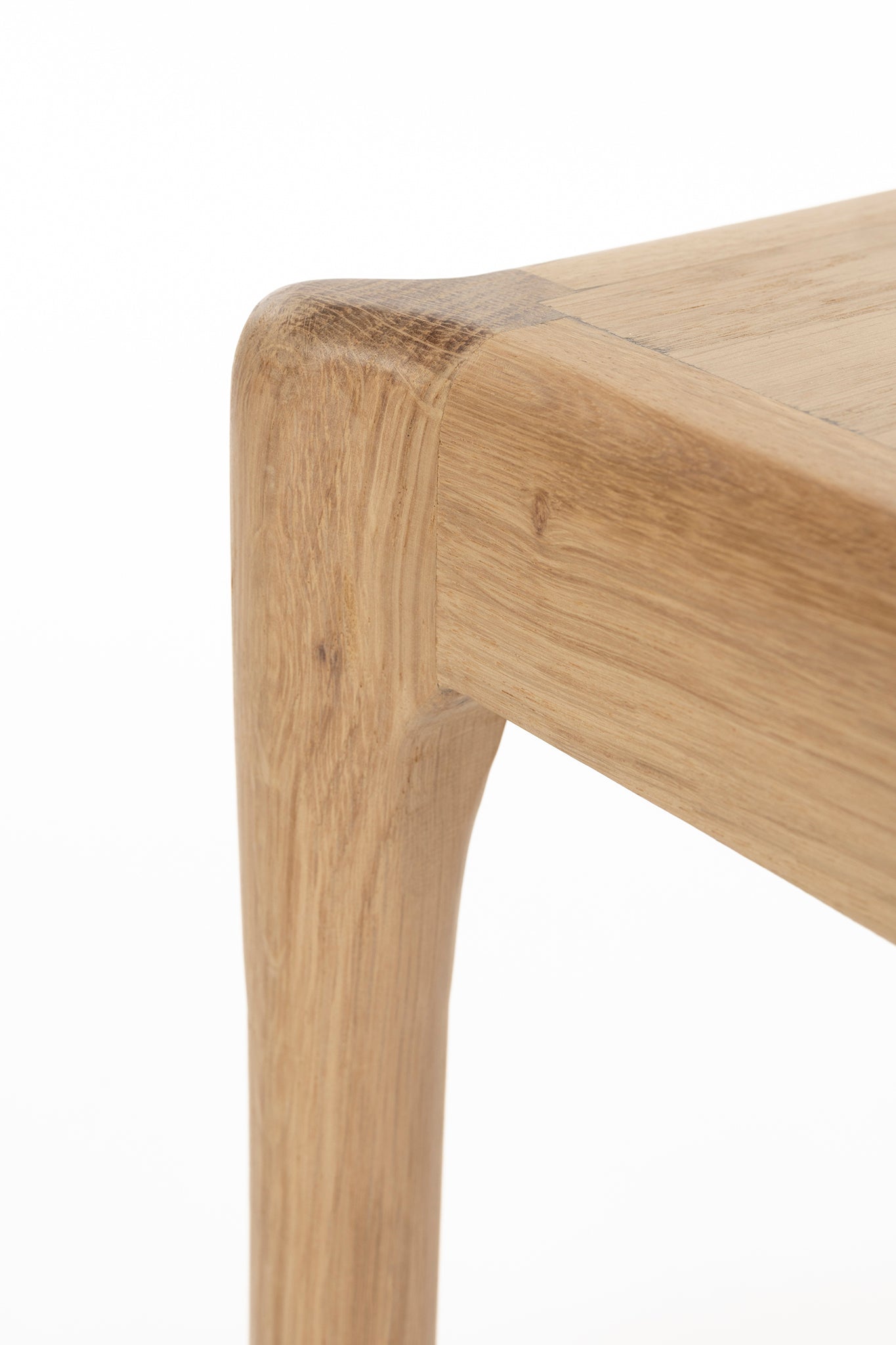 Ember Natural Oak Wood Side Table
