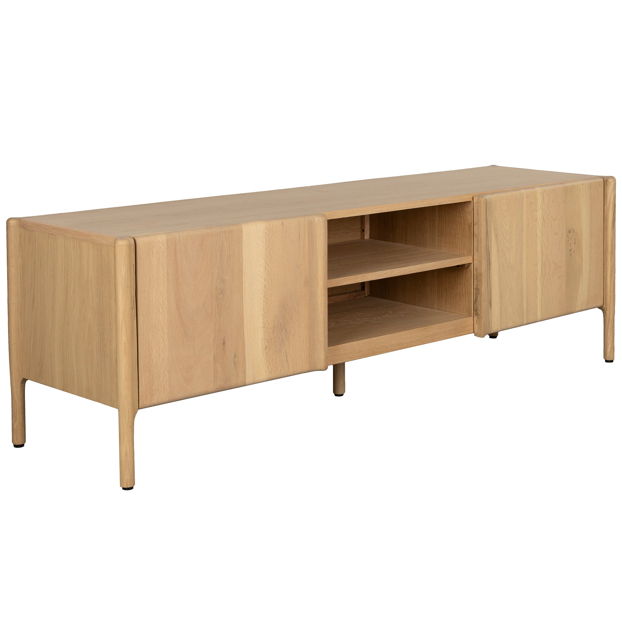 Ember Natural Oak Wood TV Unit