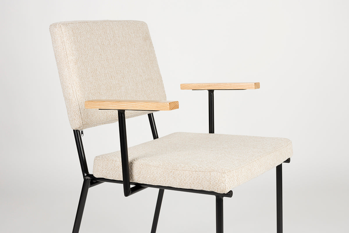 Fellow Off-White Armchair