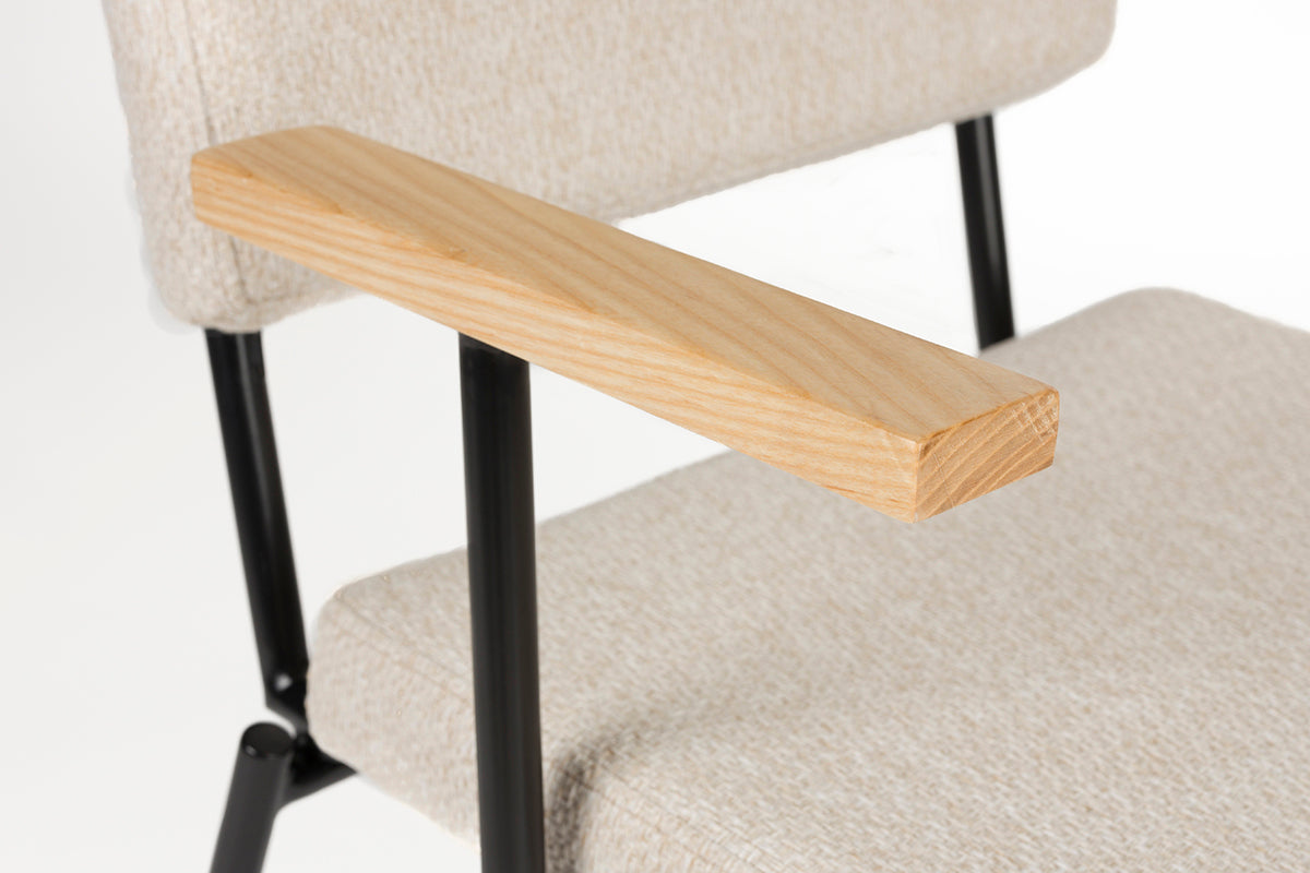 Fellow Off-White Armchair