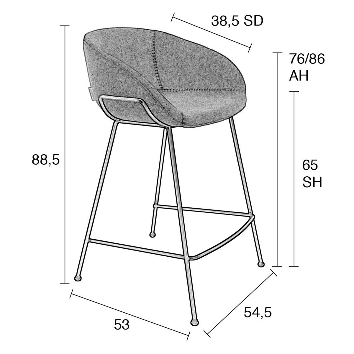Feston Counter Stool