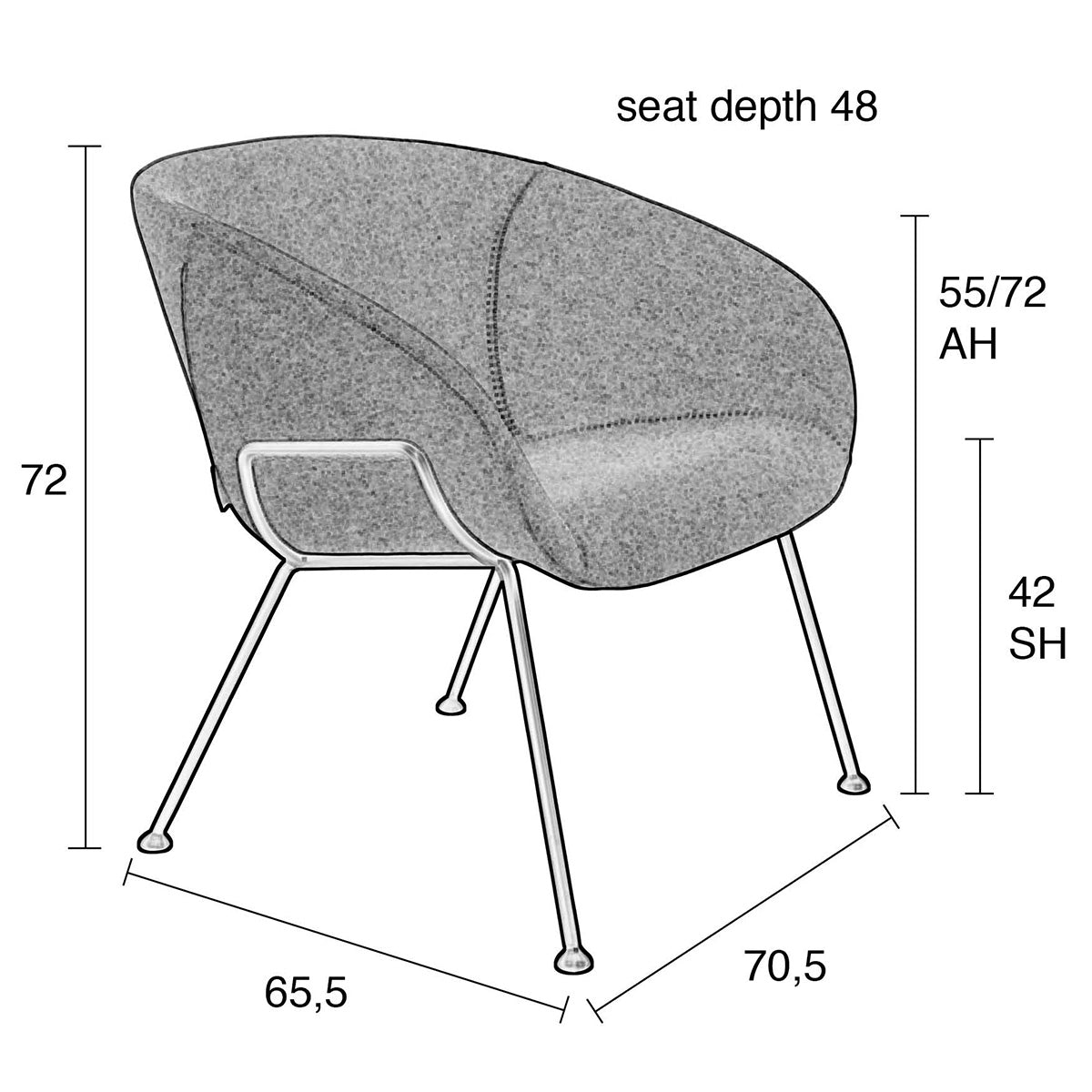 Feston  LL Lounge Chair