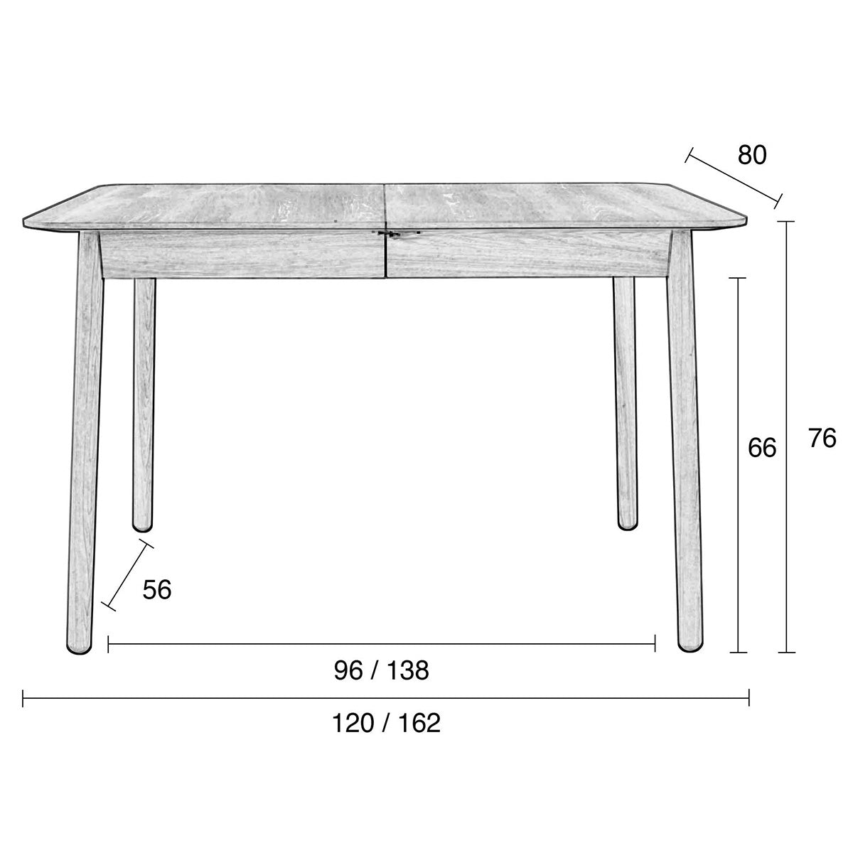 Glimps Extendable Table