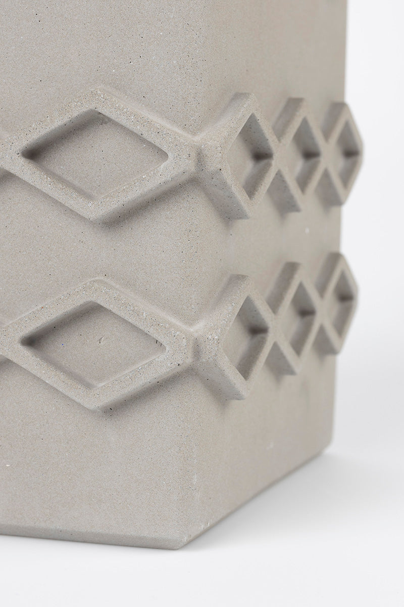 Graphic Square Vase