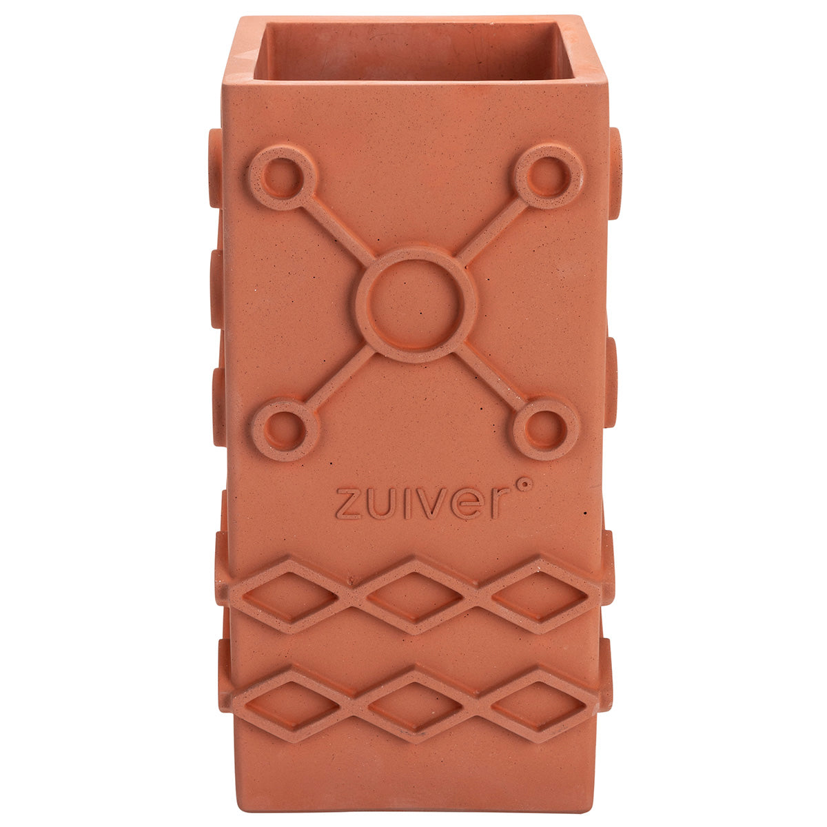 Graphic Square Vase