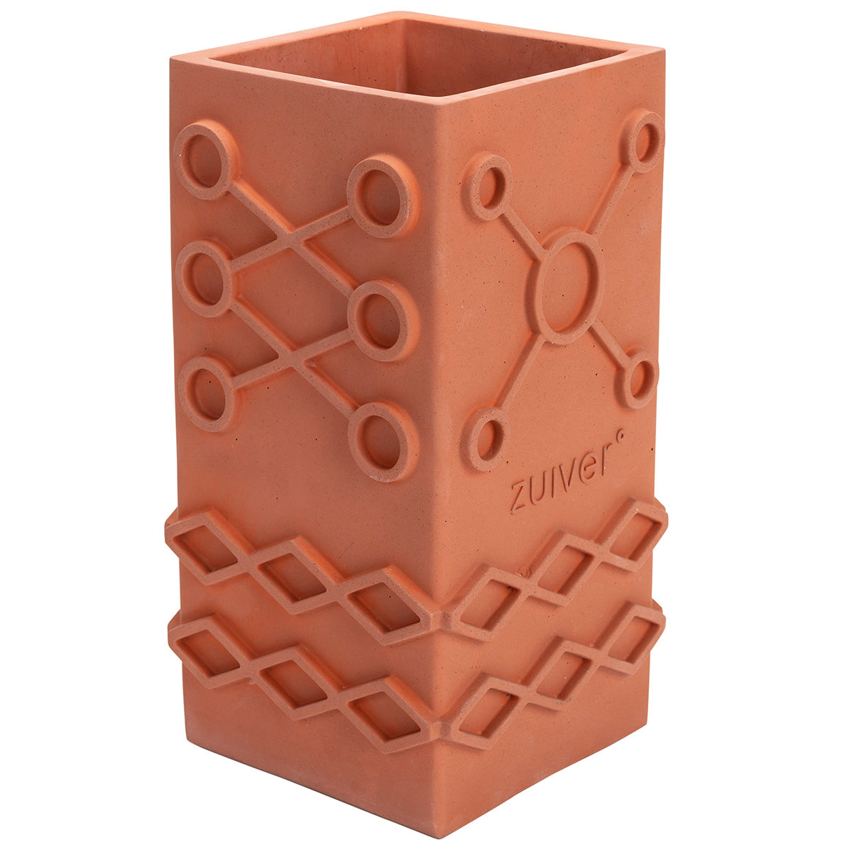 Graphic Square Vase