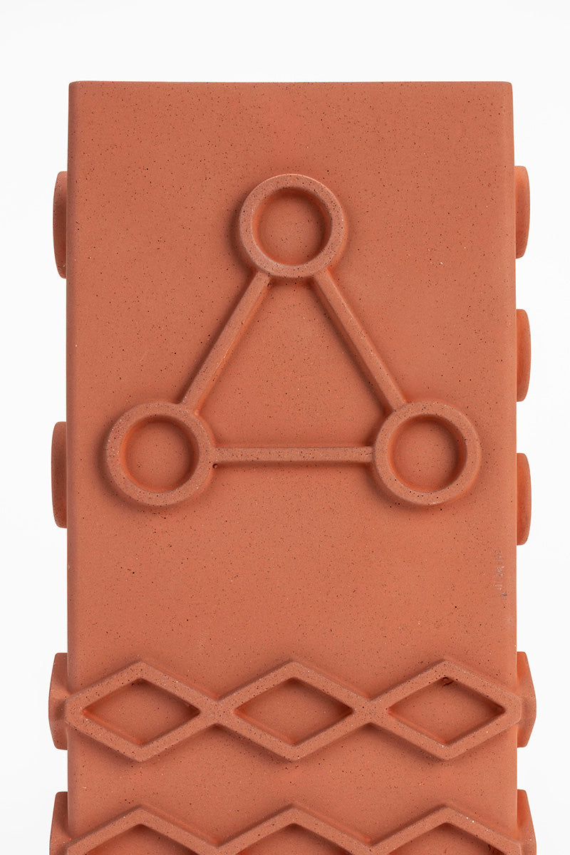 Graphic Square Vase