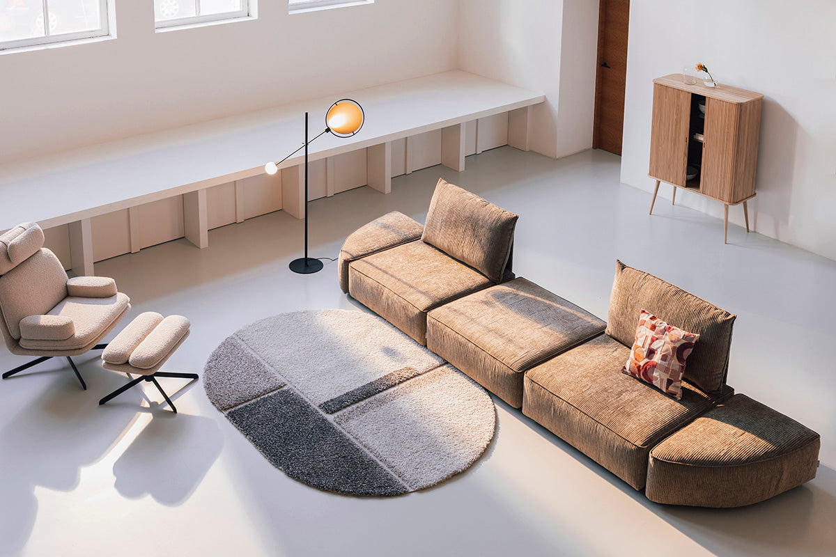 Hunter Moss no Back 1.5 Seater Element Sofa